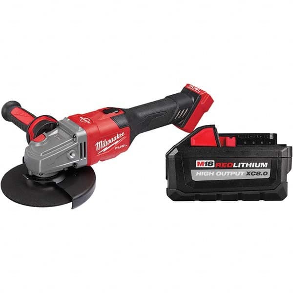 Milwaukee Tool - Angle & Disc Grinders Type of Power: Cordless Wheel Diameter (Inch): 4-1/2 - 6 - All Tool & Supply