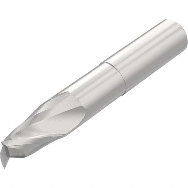 Niagara Cutter - 1/2", 3/4" LOC, 1/2" Shank Diam, 3-1/2" OAL, 2 Flute Solid Carbide Square End Mill - All Tool & Supply