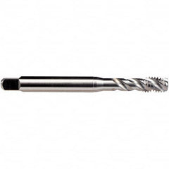 Spiral Flute Tap: 5/16-18, UNC, Bottoming, 2B Class of Fit, Cobalt, Bright/Uncoated Right Hand Flute, Right Hand Thread, H5, Series B0513500