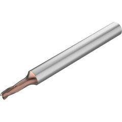 Seco - 3mm Diam 3 Flute Solid Carbide 0.2mm Corner Radius End Mill - All Tool & Supply