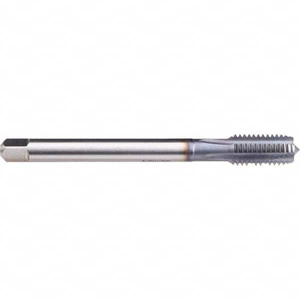 Emuge - M12x1.50 Metric Fine 6H 0 Flute TiCN Finish Powdered Metal Machine Tap - All Tool & Supply