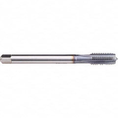 Emuge - M12x1.50 Metric Fine 6H 0 Flute TiCN Finish Powdered Metal Machine Tap - All Tool & Supply