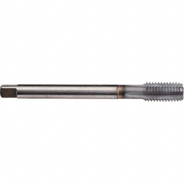 Emuge - M18x1.50 Metric Fine 0 Flute TiCN Finish Powdered Metal Spiral Point Tap - All Tool & Supply