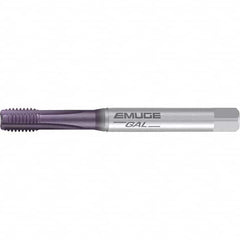 Emuge - M20x2.50 Metric 4 Flute TiCN Finish Powdered Metal Spiral Point Tap - All Tool & Supply