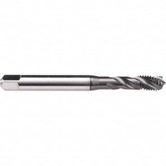 Spiral Flute Tap: 5/16-18, UNC, 3 Flute, Modified Bottoming, 3B Class of Fit, Cobalt, GLT-1 Finish 3.543″ OAL, Right Hand Flute, Right Hand Thread, H3, Series BU50C310