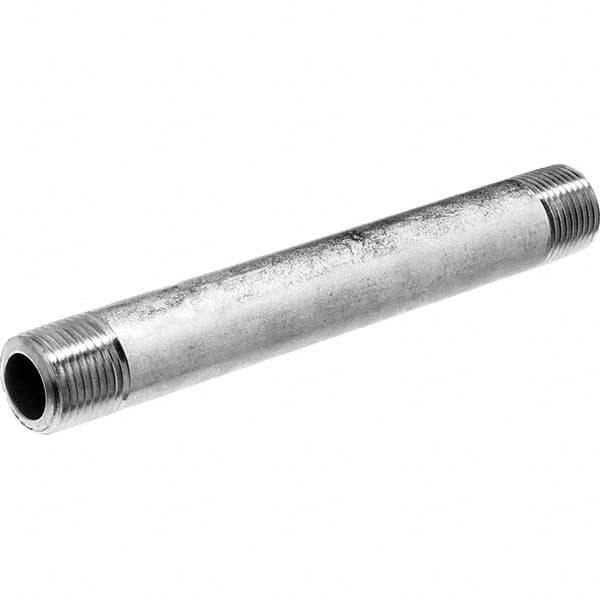 USA Sealing - 3/8 x 6" 304 Stainless Steel Pipe Nipple - All Tool & Supply