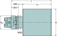 39241050100145200A HSK BLANK - All Tool & Supply