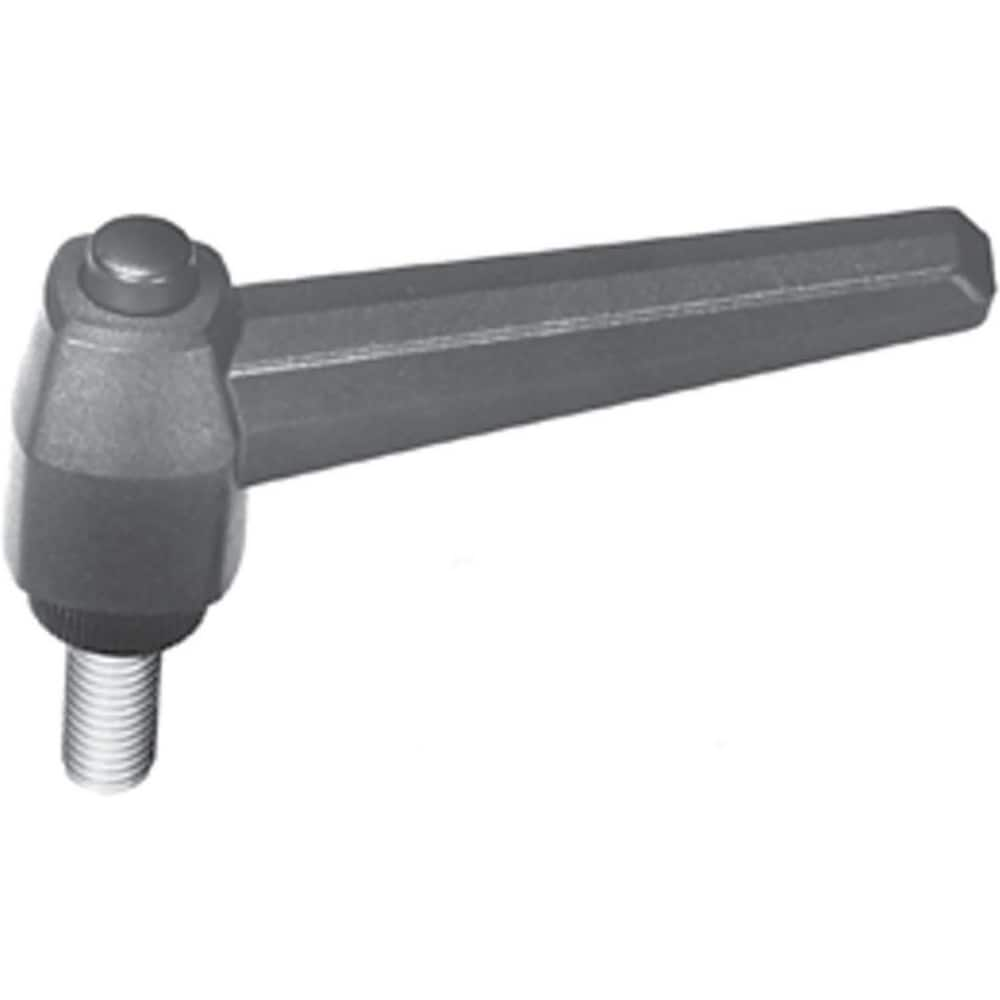 Clamp Handle Grips; For Use With: Rod Ends for Clamping Tank Covers; Locking Lids or Any Fast Spin Locking Application; Grip Length: 113.0000; Material: Aluminum; Length (Decimal Inch): 113.0000; Material: Aluminum