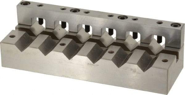 Harig - 1/2" Max Capacity, 90° Angle, V-Block - 6" Long x 2" Wide x 1-3/4" High, Sold as Individual - All Tool & Supply