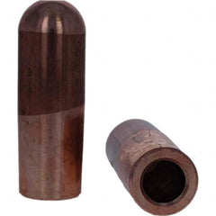 Tuffaloy - Spot Welder Tips For Use With: 7RW Electrode Holder Type: Straight Tip B Nose (Dome) - All Tool & Supply