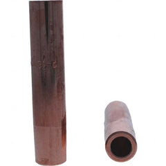 Spot Welder Tips; Tip Type: Straight Tip C Nose (Flat); Material: RWMA Class 1 - C15000; Type: Straight Tip C Nose (Flat)