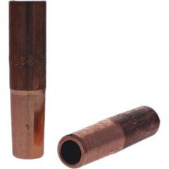 Spot Welder Tips; Tip Type: Straight Tip F Nose (Radius); Material: RWMA Class 2 - C18200; Type: Straight Tip F Nose (Radius)