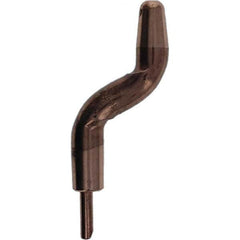 Tuffaloy - Spot Welder Tips For Use With: 5RW Electrode Holder Type: Double Bend Tip A Nose (Pointed) - All Tool & Supply