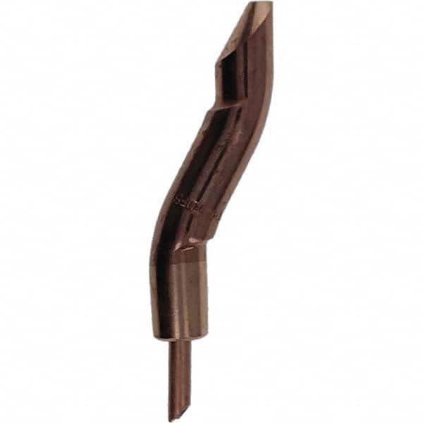 Tuffaloy - Spot Welder Tips For Use With: 5RW Electrode Holder Type: Double Bend Tip D Nose (Offset) - All Tool & Supply