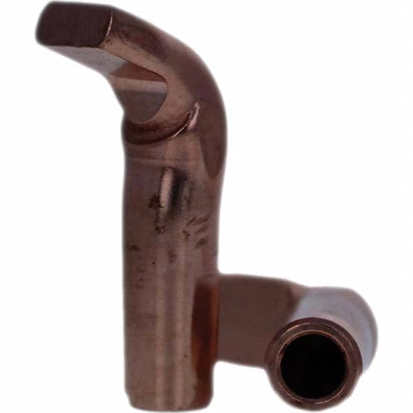 Tuffaloy - Spot Welder Tips For Use With: 5RW Electrode Holder Type: Single Bend Tip Spade Nose - All Tool & Supply