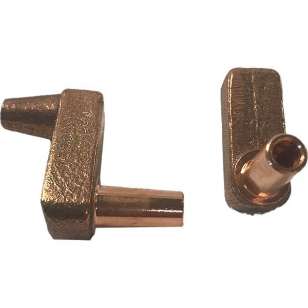 Tuffaloy - Spot Welder Tips For Use With: 4RW Electrode Holder Type: Misc Double Bend Tip E Nose (Truncated) - All Tool & Supply