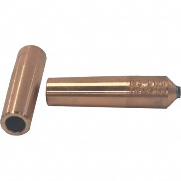 Tuffaloy - Spot Welder Tips For Use With: 4RW Electrode Holder Type: Refactory Straight Tip A Nose (Pointed) - All Tool & Supply