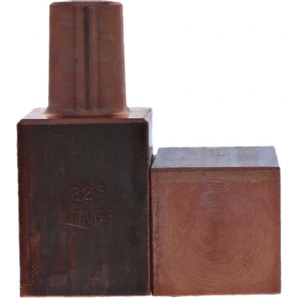 Tuffaloy - Spot Welder Tips For Use With: 5RW Electrode Holder Type: Backup Electrode Rectangular Face - All Tool & Supply