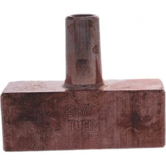 Tuffaloy - Spot Welder Tips For Use With: 4RW Electrode Holder Type: Backup Electrode Rectangular Face - All Tool & Supply