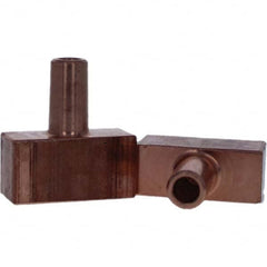 Tuffaloy - Spot Welder Tips For Use With: 4RW Electrode Holder Type: Backup Electrode Rectangular Face - All Tool & Supply