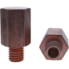 Tuffaloy - Spot Welder Tips For Use With: 3/4-10 Threaded Electrode Holder Type: Threaded Tip C Nose (Flat) - All Tool & Supply