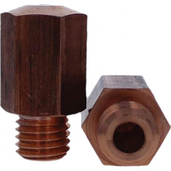 Tuffaloy - Spot Welder Tips For Use With: 3/4-10 Threaded Electrode Holder Type: Threaded Tip E Nose (Truncated) - All Tool & Supply