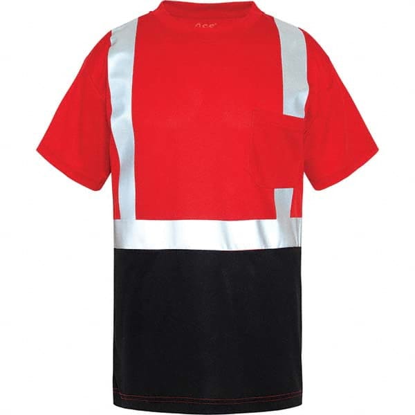 GSS Safety - Size L Red, Black & Silver High Visibility Short Sleeve T-Shirt - All Tool & Supply