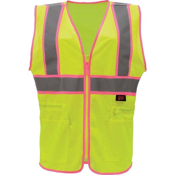 GSS Safety - Size L/XL Lime Mesh General Purpose High Visibility Vest - All Tool & Supply