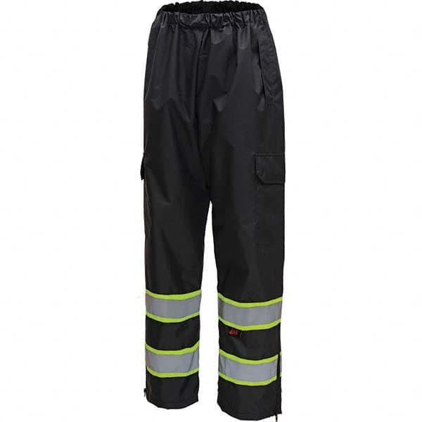 GSS Safety - Size 2X/3XL Black Waterproof Rain Pants - All Tool & Supply