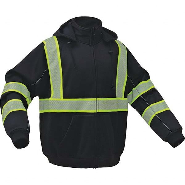 GSS Safety - Size 3XL Black High Visibility Sweatshirt - All Tool & Supply