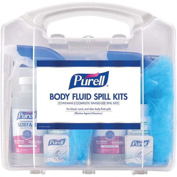 PURELL - Full First Aid Kits First Aid Kit Type: Body Fluid Clean-Up Maximum Number of People: 1 - All Tool & Supply