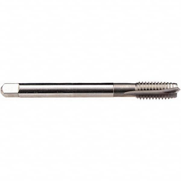 Emuge - M8x1.00 Metric Fine 6H 3 Flute Bright Finish HSS-E Spiral Point Tap - All Tool & Supply