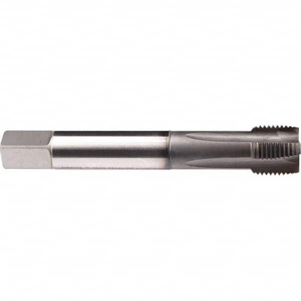 Spiral Point Tap: 1/2-13, UNC, 4 Flutes, Plug, 2BX, GLT-1 Finish 0.769″ Thread Length, 4.3307″ OAL, Right Hand, H6, Series CU20A601