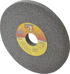 Norton - 7" Diam x 1-1/4" Hole x 1/2" Thick, H Hardness, 60 Grit Surface Grinding Wheel - Aluminum Oxide, Type 1, Medium Grade, 3,600 Max RPM, Vitrified Bond, No Recess - All Tool & Supply