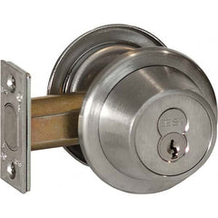 Best - Deadbolts Type: Double Cylinder Door Thickness Range: 1-3/8-2 - All Tool & Supply