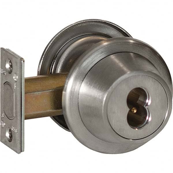 Best - Deadbolts Type: Heavy-Duty Double Cylinder Door Thickness Range: 1-3/4-2 - All Tool & Supply