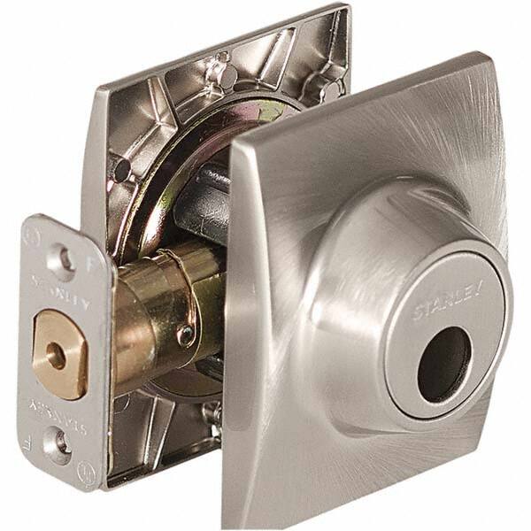 Stanley - Deadbolts Type: Single Cylinder Door Thickness Range: 1-3/8 - 1-3/4 - All Tool & Supply