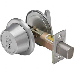 Best - Deadbolts Type: Single Cylinder Door Thickness Range: 1-3/8-2 - All Tool & Supply