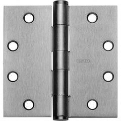 Stanley - 3-1/2" Long x 3-1/2" Wide Grade 1 Steel Full Mortise Commercial Hinge - All Tool & Supply