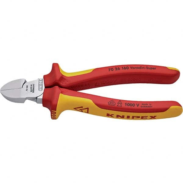 Knipex - Cutting Pliers Type: Diagonal Cutter Insulated: Insulated - All Tool & Supply