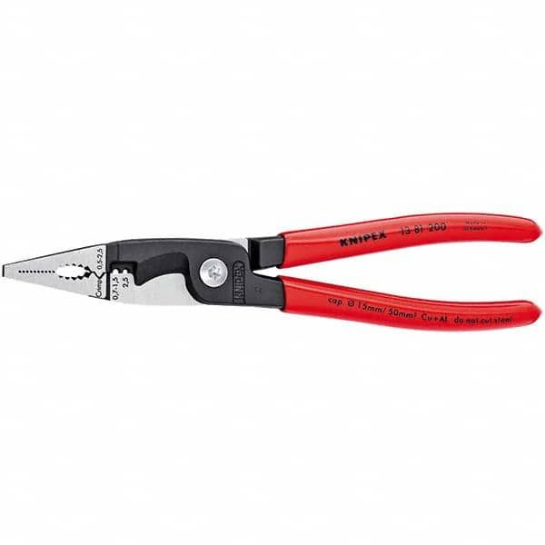 Knipex - Cutting Pliers Type: Electrician Pliers Insulated: NonInsulated - All Tool & Supply