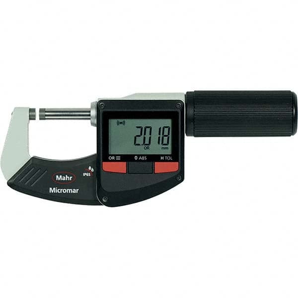 Mahr - Electronic Outside Micrometers Type: Standard Minimum Measurement (Decimal Inch): 0.0000 - All Tool & Supply