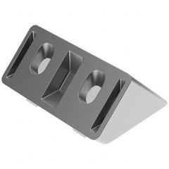 FATH - 50.8mm Wide, 0.105" High, 45° T-Slotted Aluminum Extrusion Supports - All Tool & Supply