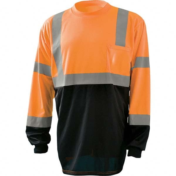 OccuNomix - Size 2XL Hi-Vis Orange & Black High Visibility Long Sleeve T-Shirt - All Tool & Supply