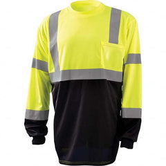 OccuNomix - Size S Hi-Vis Yellow & Black High Visibility Long Sleeve T-Shirt - All Tool & Supply