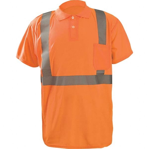 OccuNomix - Size 3XL Hi-Vis Orange High Visibility Short Sleeve Polo Shirt - All Tool & Supply