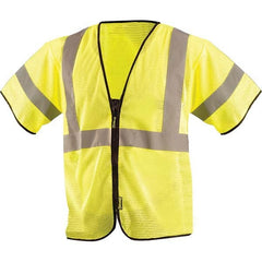 OccuNomix - Size 4X/5X L Hi-Vis Yellow Mesh General Purpose High Visibility Vest - All Tool & Supply