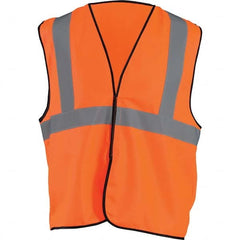 OccuNomix - Size 4X/5X L HI-Vis Orange Solid General Purpose High Visibility Vest - All Tool & Supply