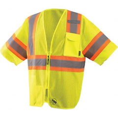 OccuNomix - Size L Hi-Vis Yellow Mesh General Purpose High Visibility Vest - All Tool & Supply