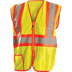 OccuNomix - Size 5XL Hi-Vis Yellow Mesh General Purpose High Visibility Vest - All Tool & Supply